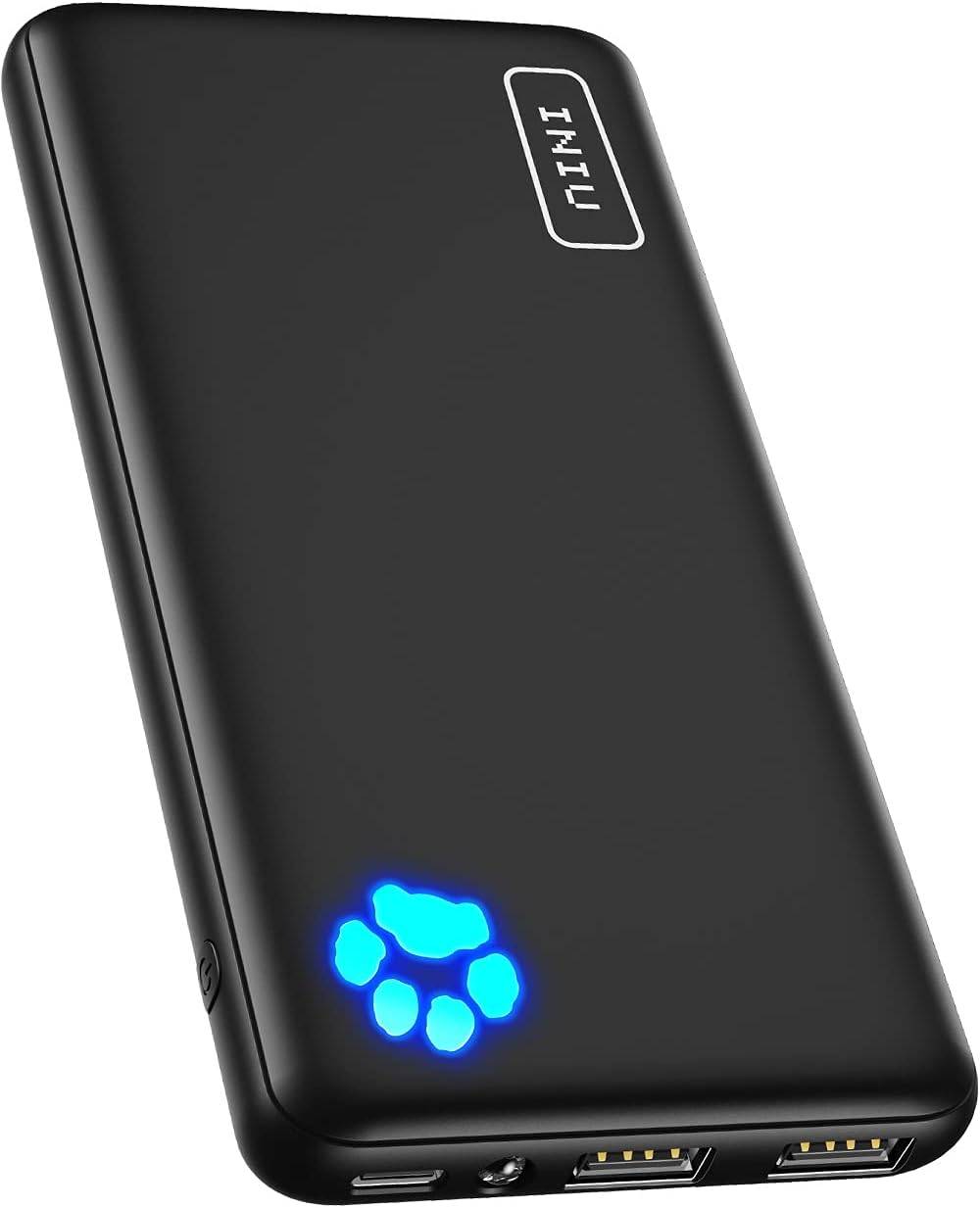 INIU 10.000 mAh USB Power Bank Now $ 8,99 na Amazon