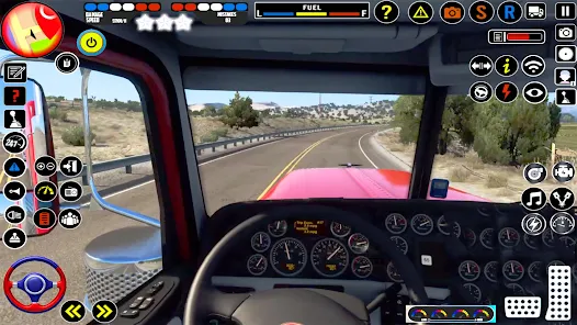 American Cargo Truck Games Sim स्क्रीनशॉट 2