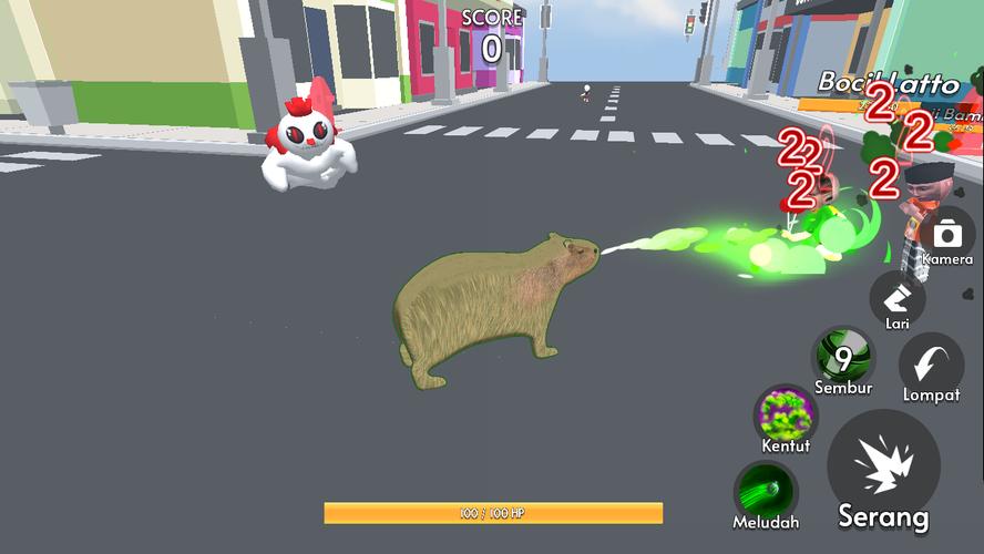 Simulator CAPYBARA MASBRO Schermafbeelding 1