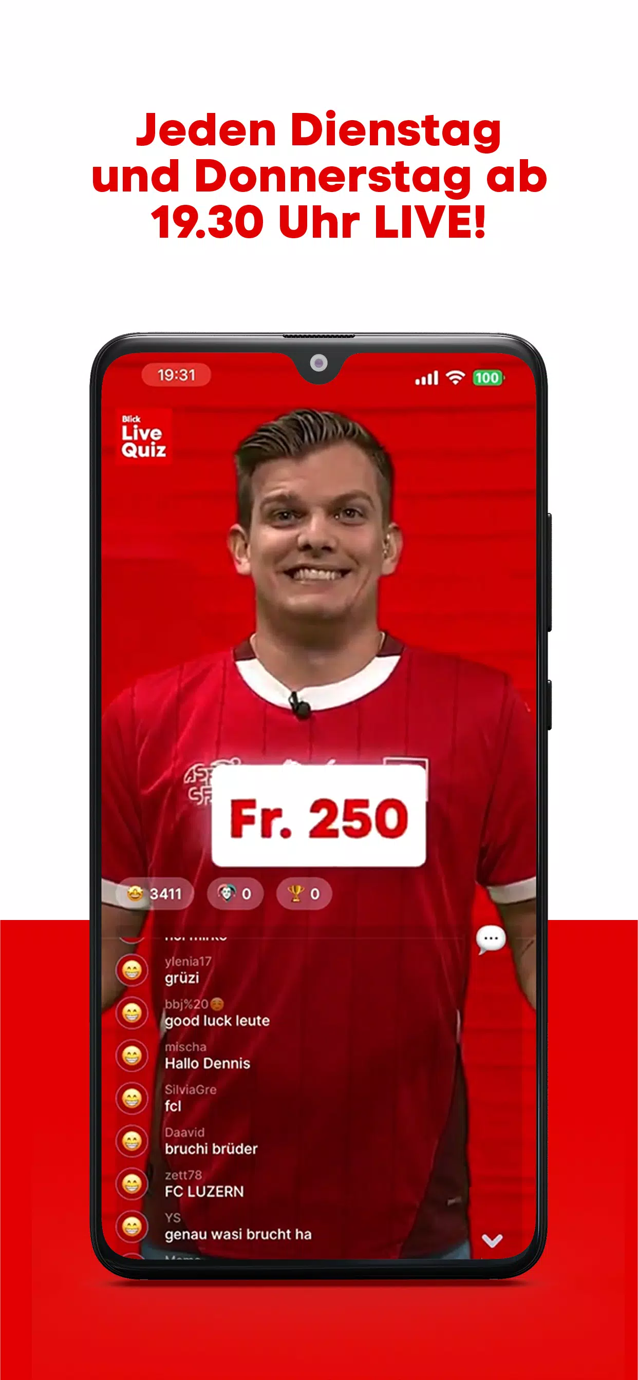 Blick Live Quiz Скриншот 2