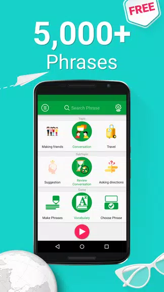 Learn Thai - 5,000 Phrases Capture d'écran 1
