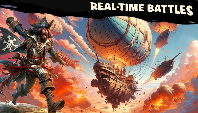 Sky Battleships: Tactical RTS Schermafbeelding 1