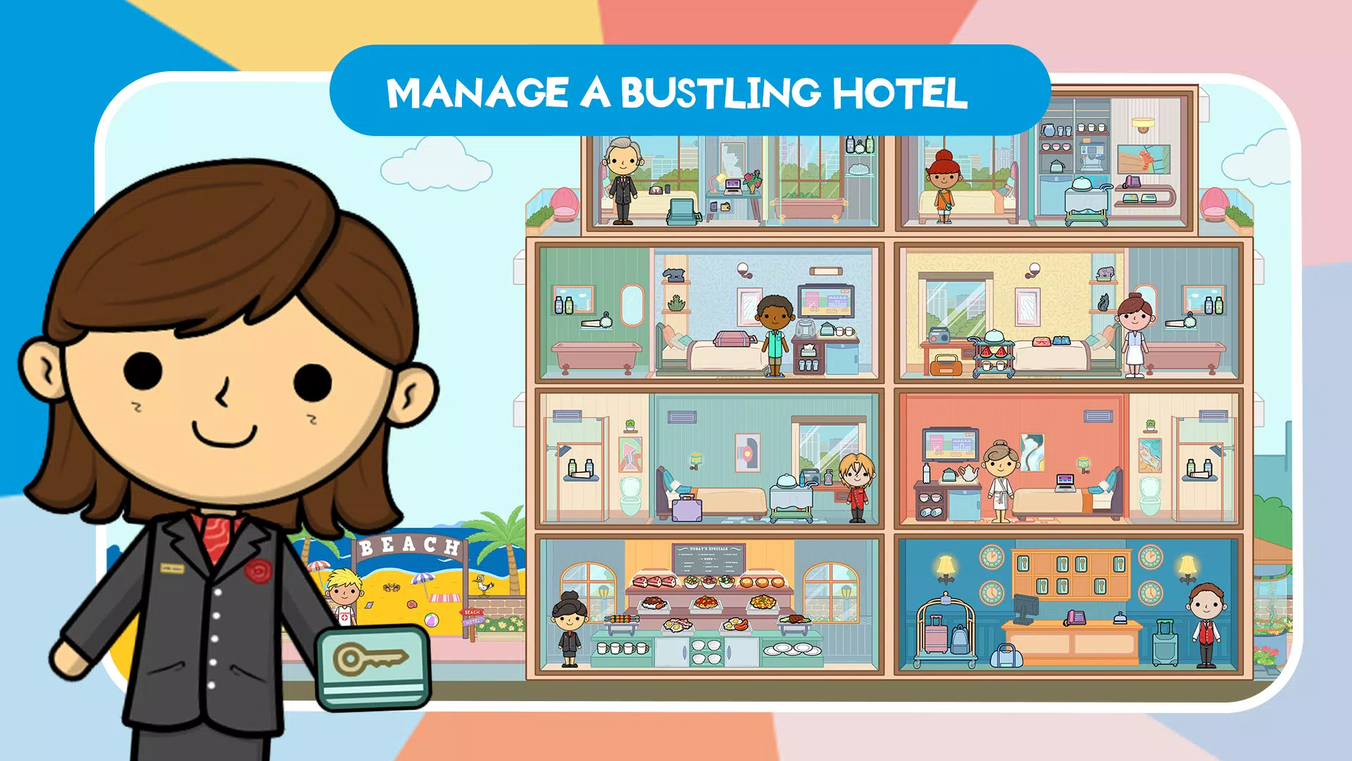 Lila’s World: Hotel Vacation স্ক্রিনশট 1