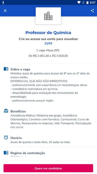 Vagas de Emprego: Catho Screenshot 3