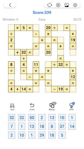 Math Number: Cross Math Puzzle ภาพหน้าจอ 1