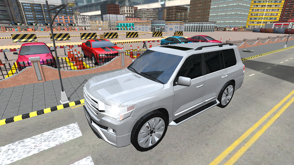 Prado Car Parking Driving Game Captura de pantalla 1