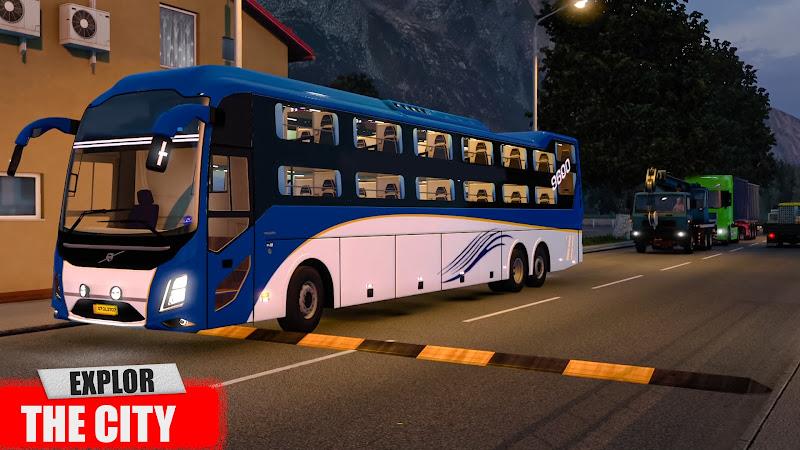 Euro Coach Bus Driving Games Capture d'écran 1