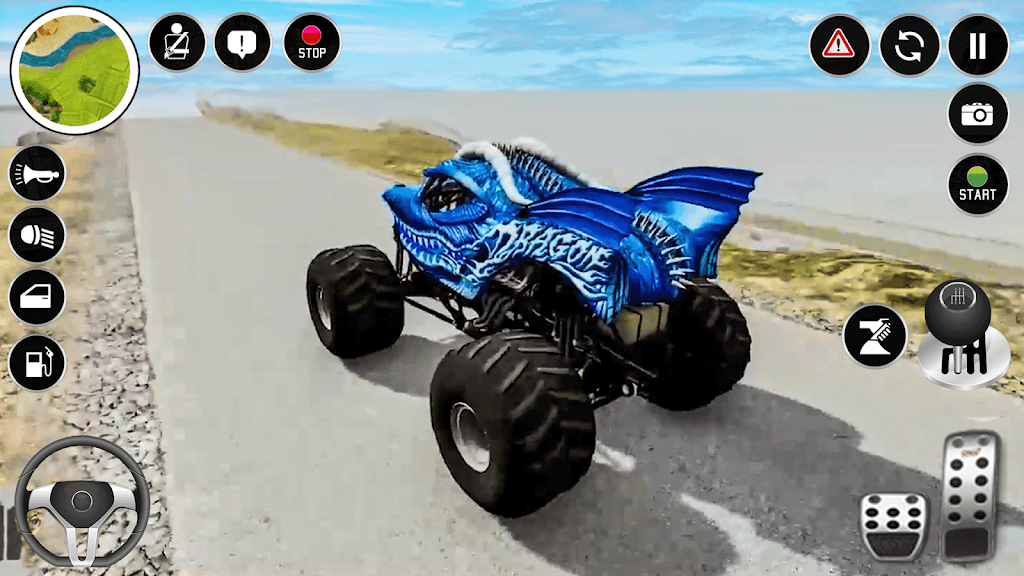 Real Monster Truck Game 3D স্ক্রিনশট 2