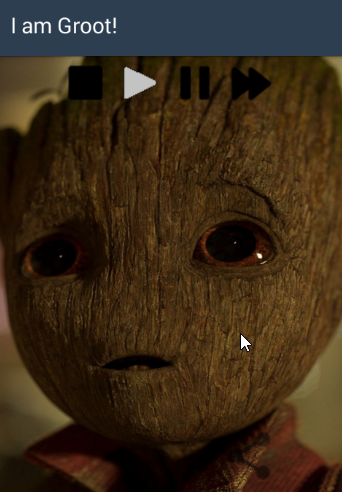 I am Groot Button Screenshot 2