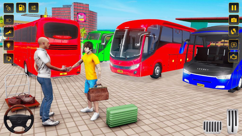 Real Bus Simulator 3d Bus Game Tangkapan skrin 1