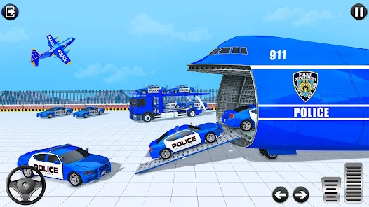 Schermata Police Multi Level Formula Car Parking Games 2