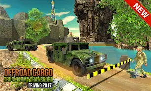 Offroad US Army Truck Driving スクリーンショット 2