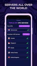 Triple Ape VPN - Safe & Secure應用截圖第2張