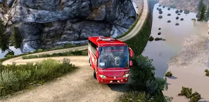 Coach Drive Simulator Bus Game Ảnh chụp màn hình 1