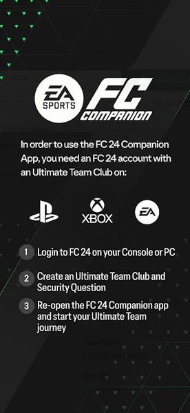 EA SPORTS™ FC 24 Companion Zrzut ekranu 1