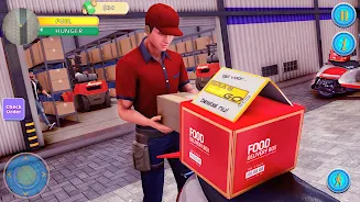 Schermata Food Delivery Boy Bike Game 3D 4