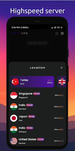 Insta VPN Fast VPN: Secure VPN Ảnh chụp màn hình 4