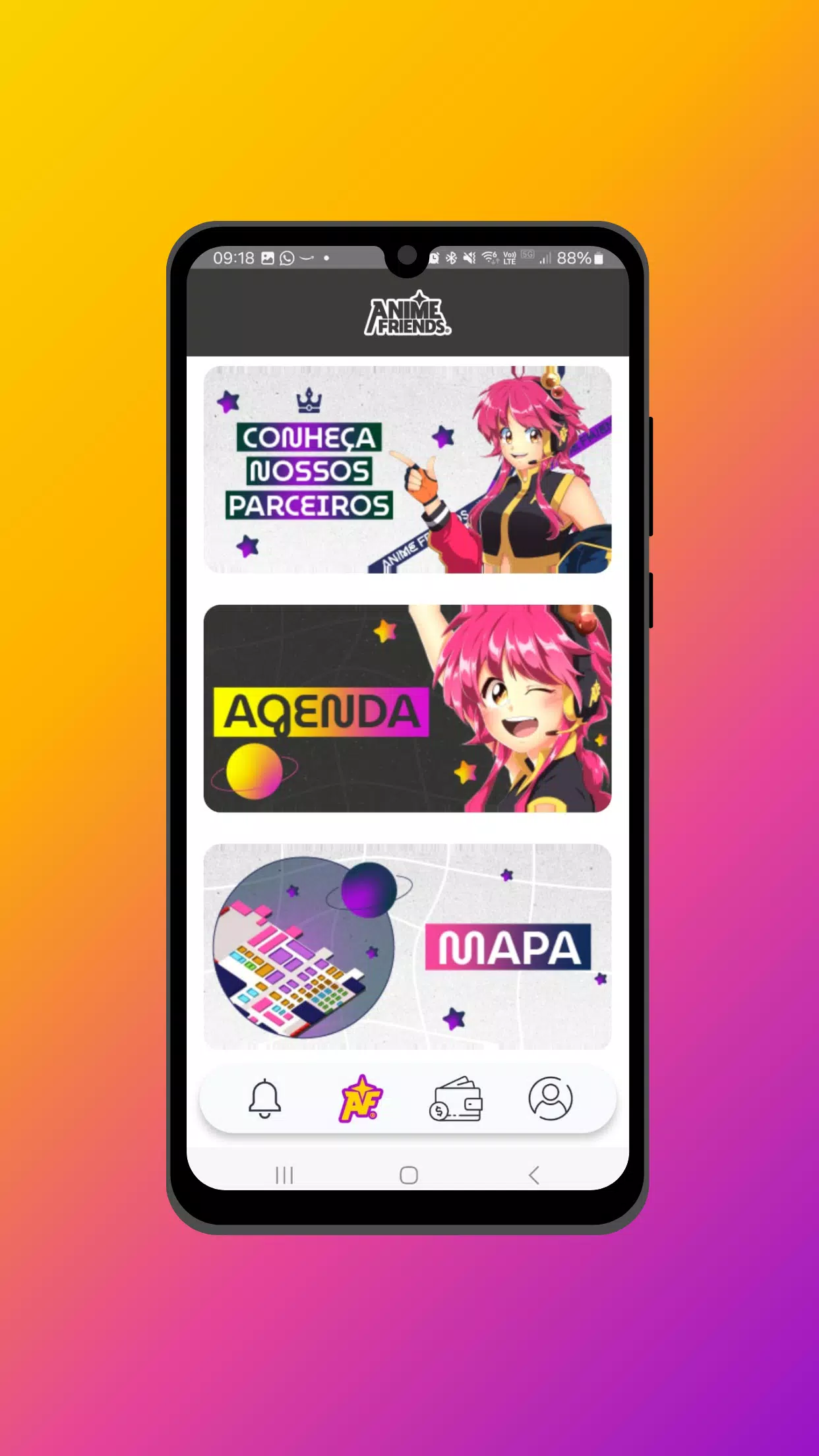 App Anime Friends Tangkapan skrin 3