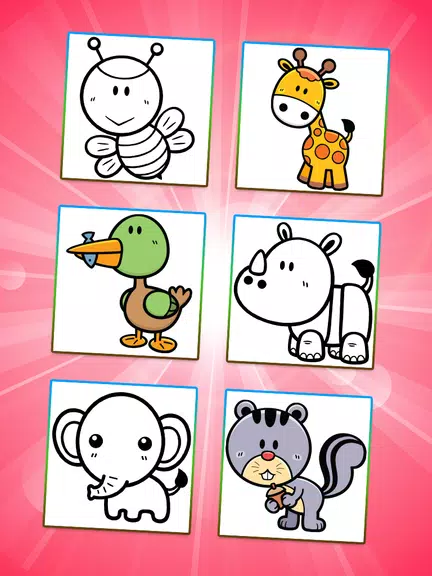 Coloring Games: Color Animals Screenshot 1
