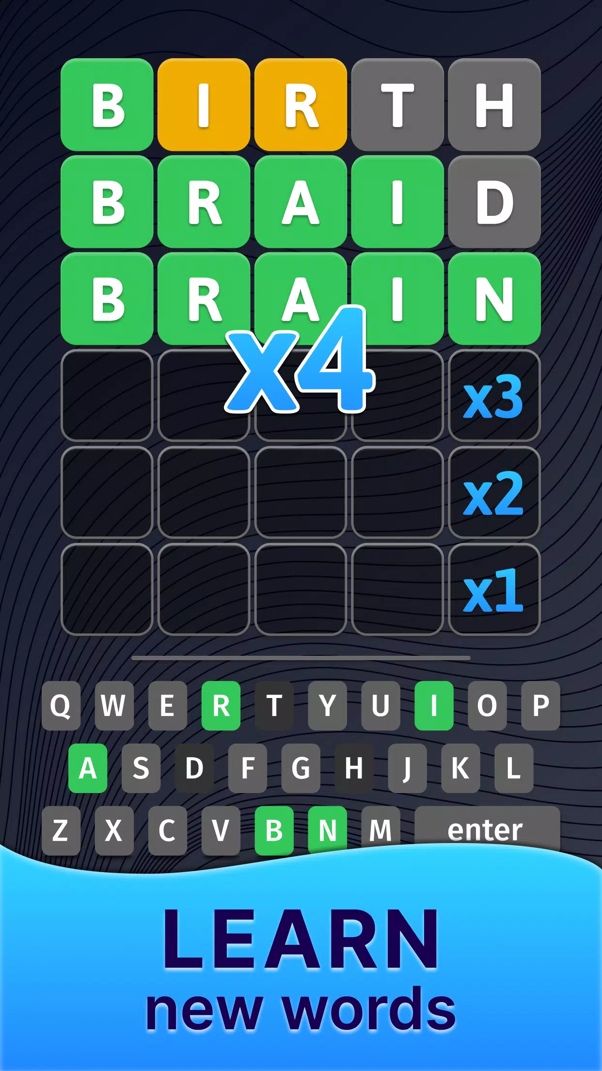 The Hidden Letter Games－Words Screenshot 2