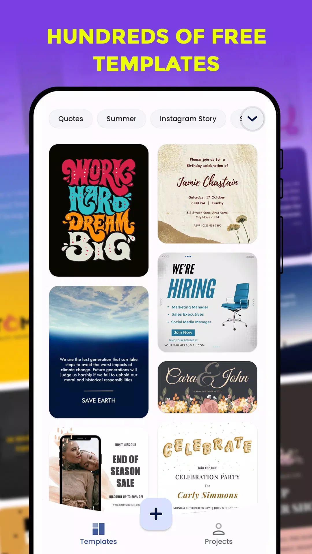 Poster Maker - Flyers Design Captura de pantalla 2