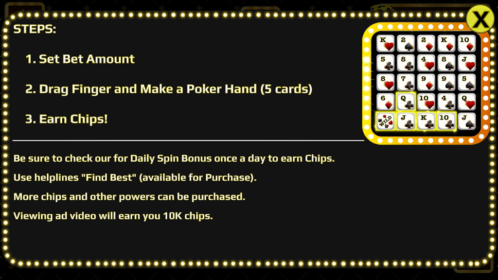 Crazy Poker ™ - New Grid Poker スクリーンショット 1