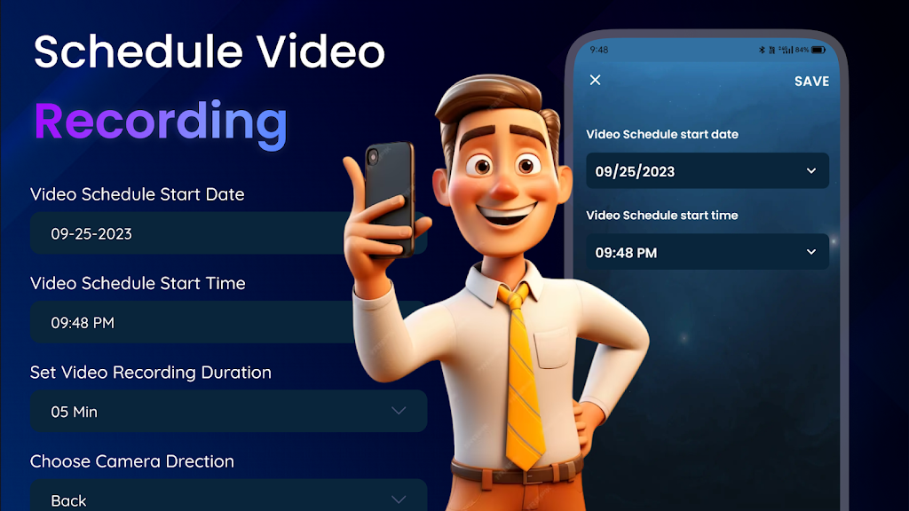 CCTV Camera Video Recorder App Скриншот 3