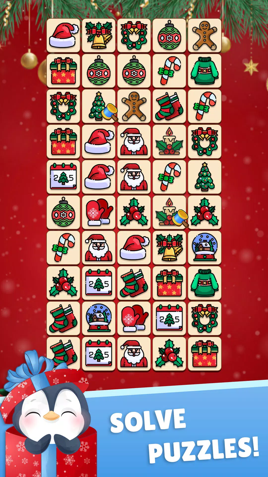 Xmas Tile Connect ภาพหน้าจอ 2