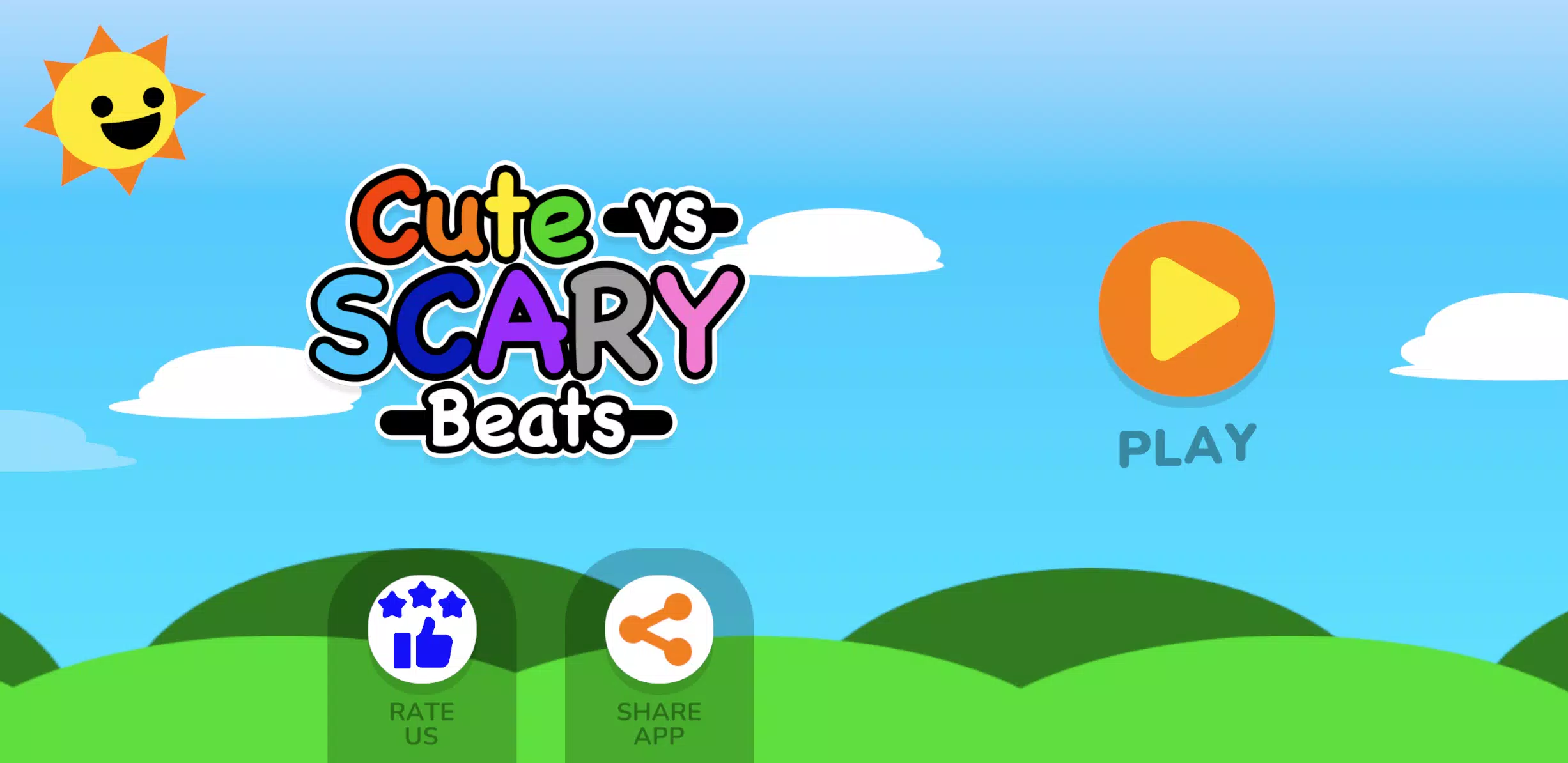 Cute vs Scary Beats ภาพหน้าจอ 1