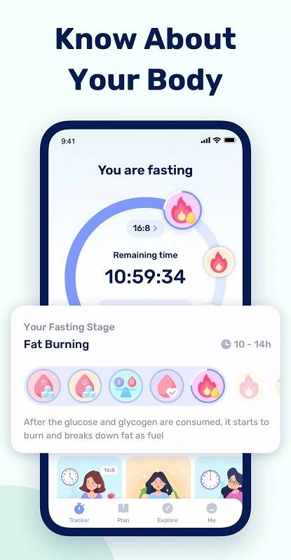 GoFasting Intermittent Fasting Captura de pantalla 4