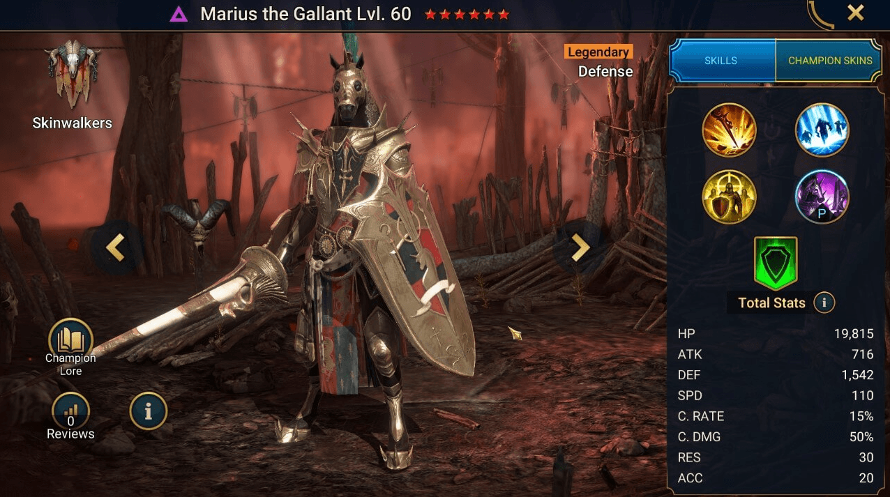 RAID: Shadow Legends  – Marius the Gallant Missions Guide