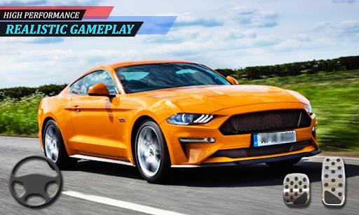 Mustang Car Simulator 3D Game Screenshot 1