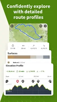 komoot - hike, bike & run Screenshot 3