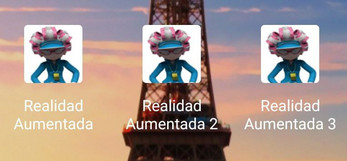 Realidad Aumentada App Android Tangkapan skrin 3