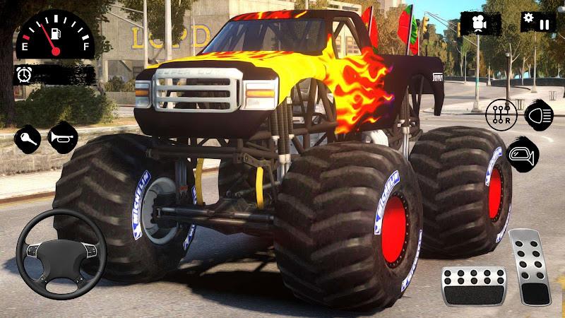 Hillock Monster Truck Driving Schermafbeelding 2