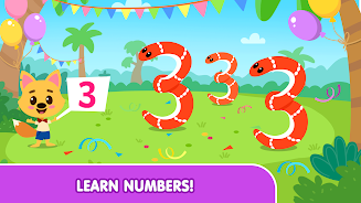 Numbers learning game for kids 스크린샷 2