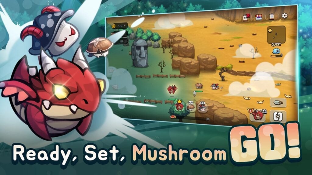 Mushroom Go! Invita i giocatori a esplorare i sotterranei con gli amici fungini