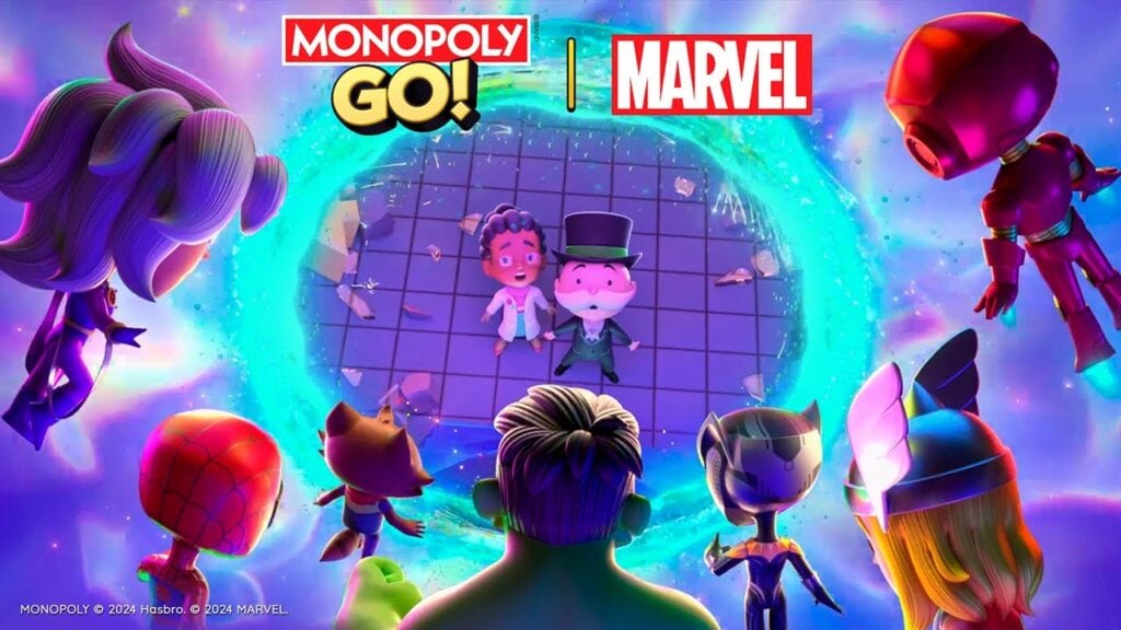 Các ông trùm sắp gặp các siêu anh hùng trong Monopoly Go x Marvel Collab