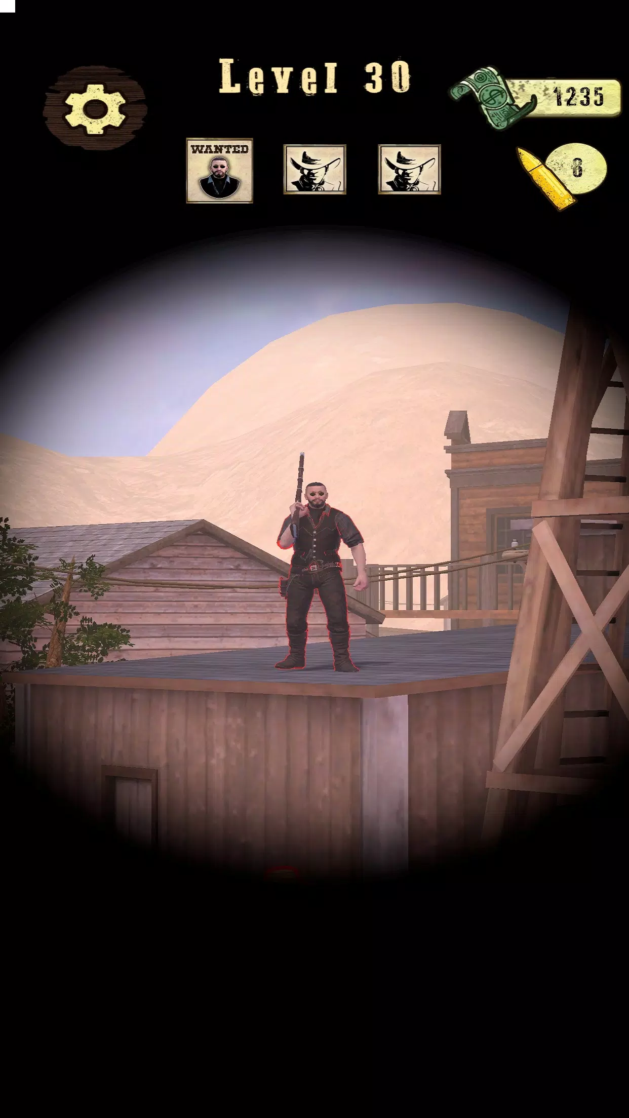 Wild West Sniper Zrzut ekranu 1