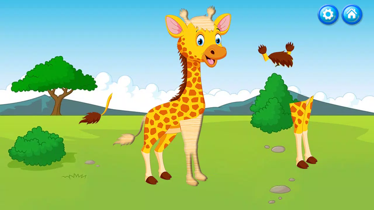 Kids Puzzles - Safari Puzzles Screenshot 2