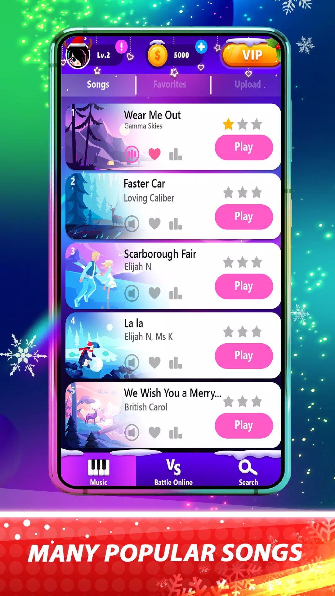 Color Tiles - Vocal Piano Game Screenshot 3