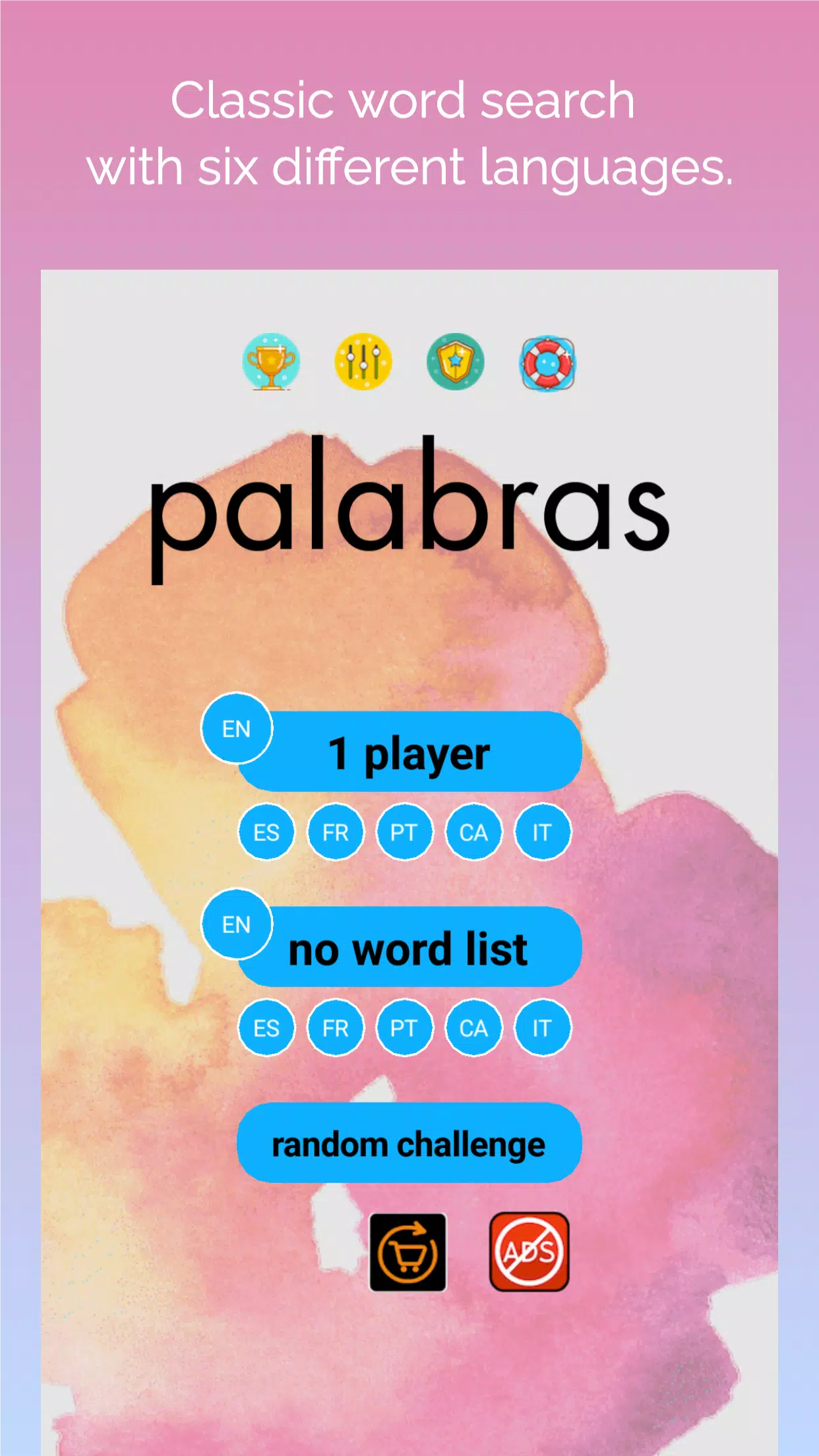 busca palabras: sopa de letras 스크린샷 1
