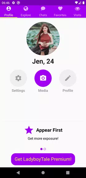LadyboyTale — Dating for Ladyboys & Men Скриншот 2