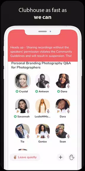 Clubhouse Drop-in audio chat android Guide应用截图第4张