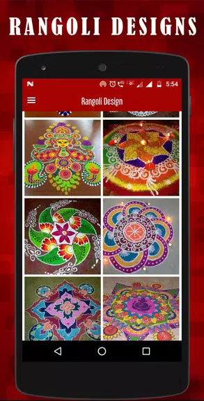 Latest Rangoli designs Schermafbeelding 2