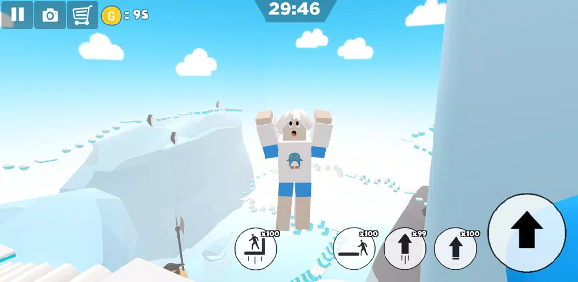 Ice snow island parkour スクリーンショット 2