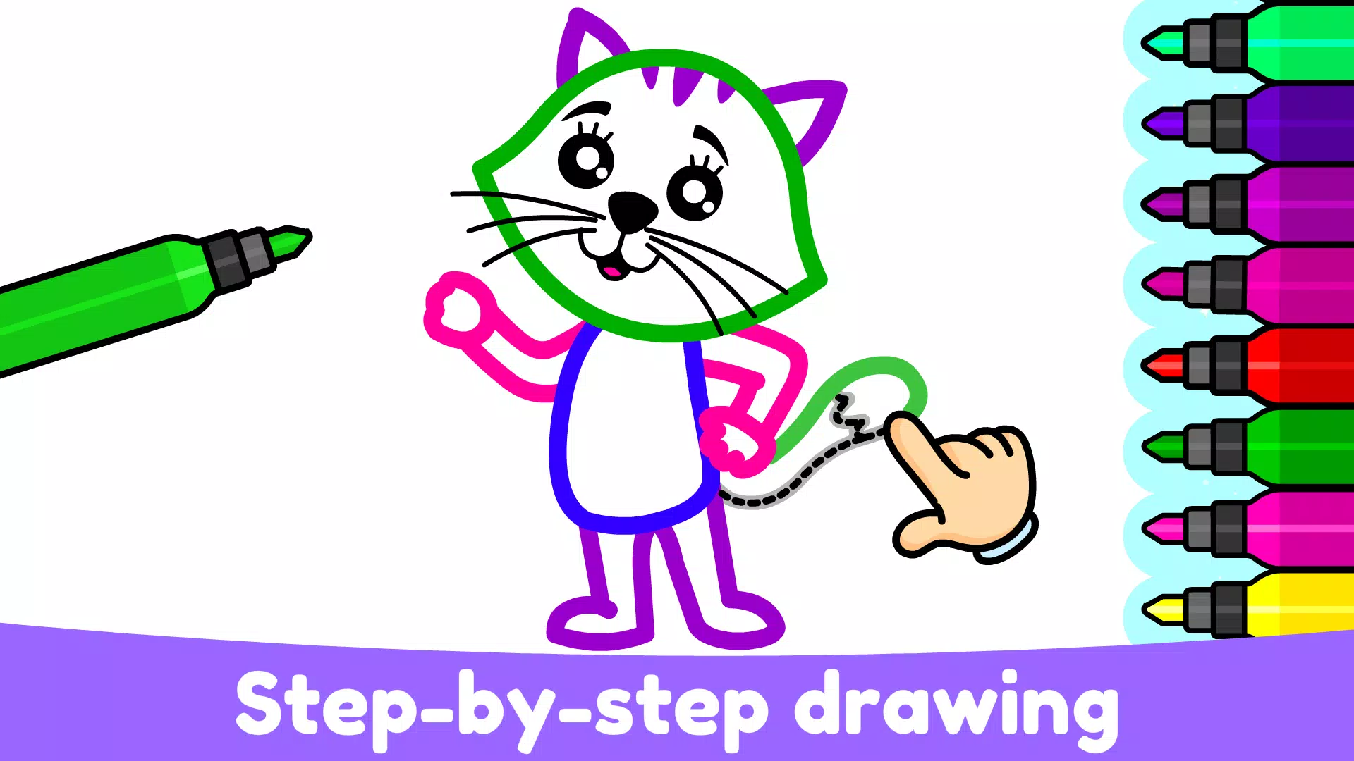 Kids Drawing & Coloring Games スクリーンショット 4