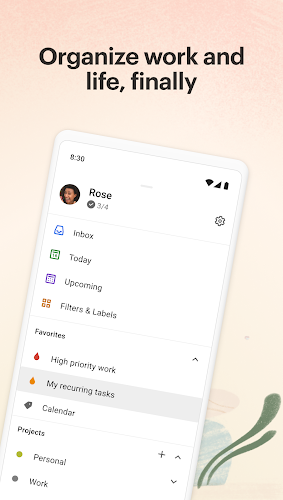 Todoist: Planner & Calendar Schermafbeelding 1