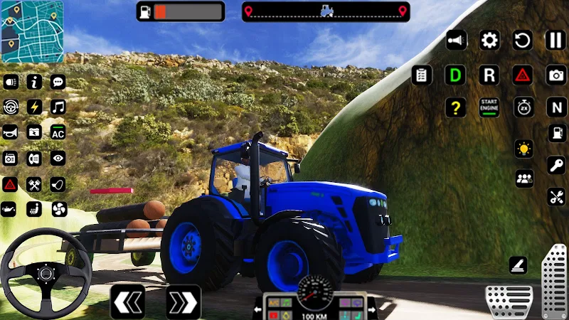 Tractor Trolly Driving Games ဖန်သားပြင်ဓာတ်ပုံ 1