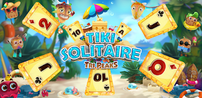 Tiki Solitaire TriPeaks Tangkapan skrin 1